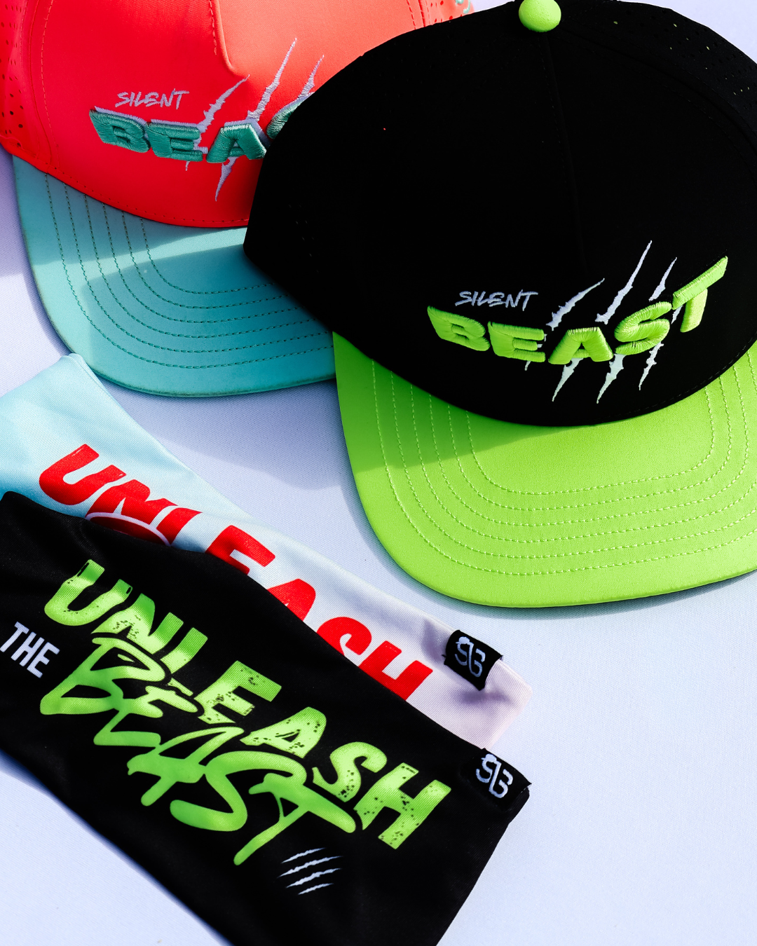 Silent Beast Water Resistant Hat - Neon Green