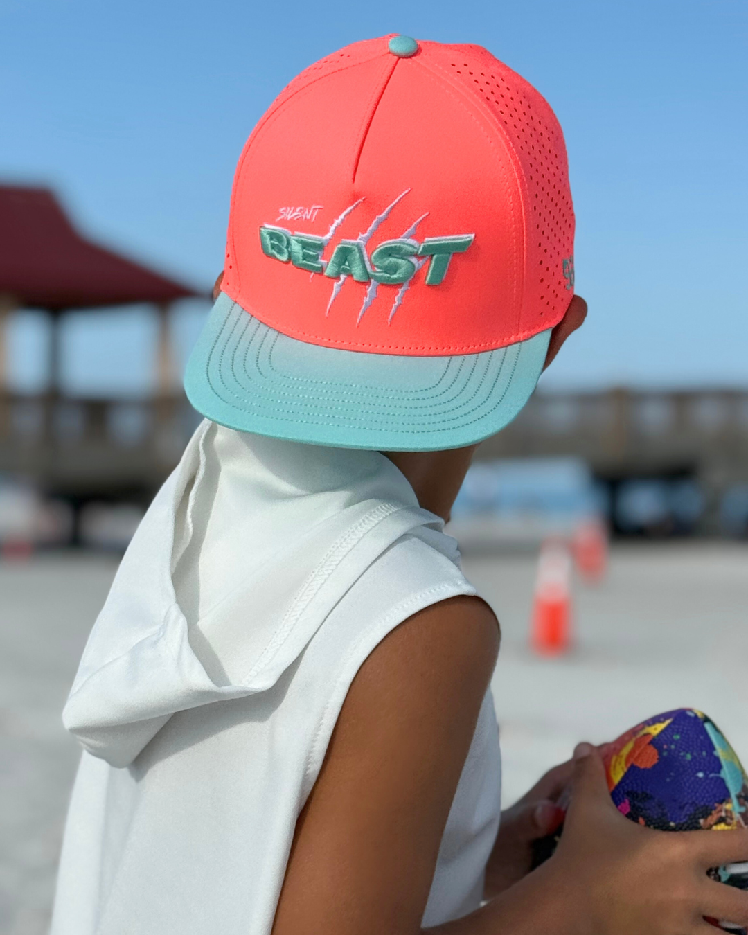Silent Beast WATER RESISTANT Snapback- Watermelon