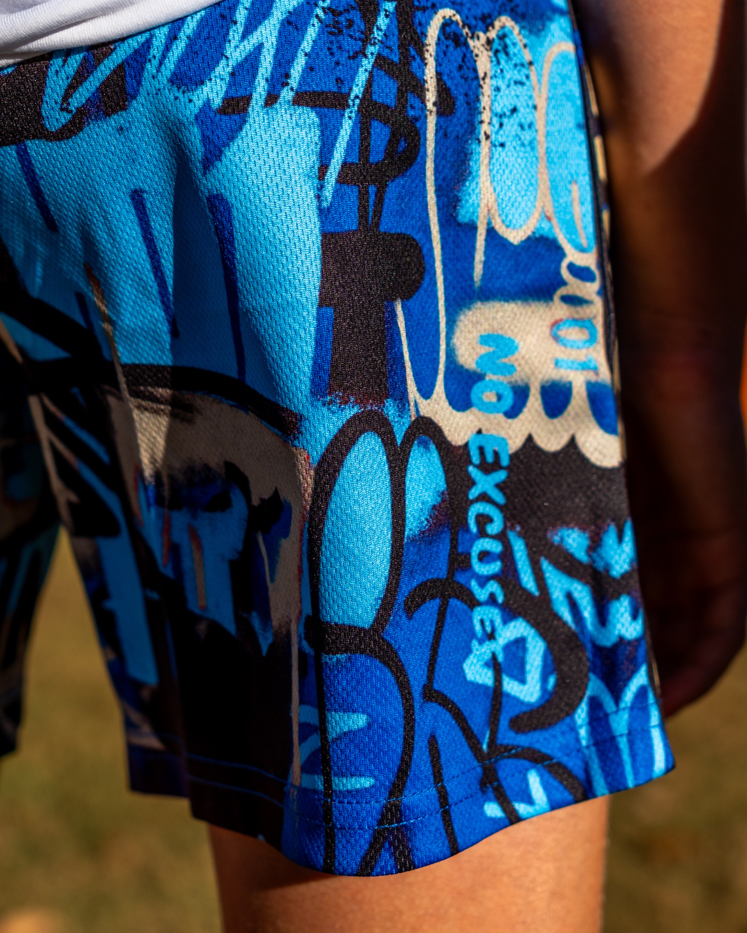 Outwork MeshFit 5" Shorts - Blue