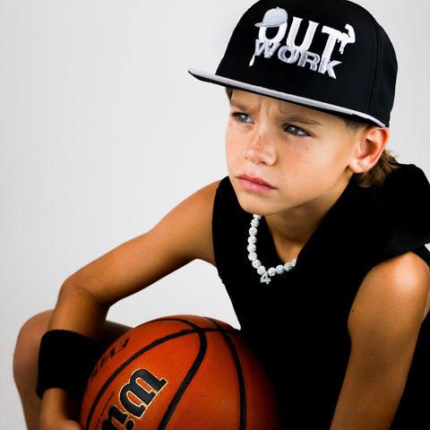 OutWork - Gray/Black Snapback Youth Fit