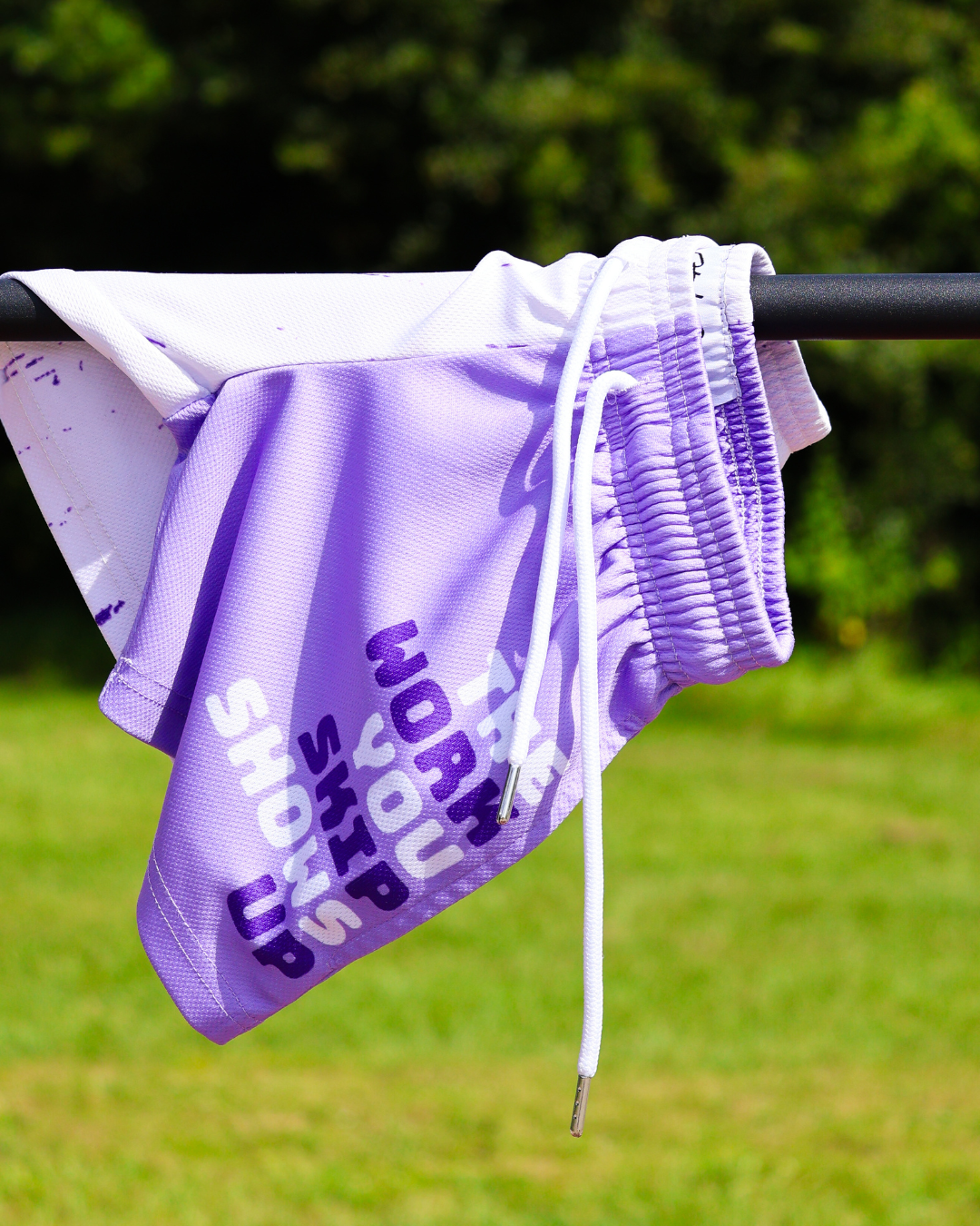 The Work You Skip MeshFit 5" Shorts - Purple