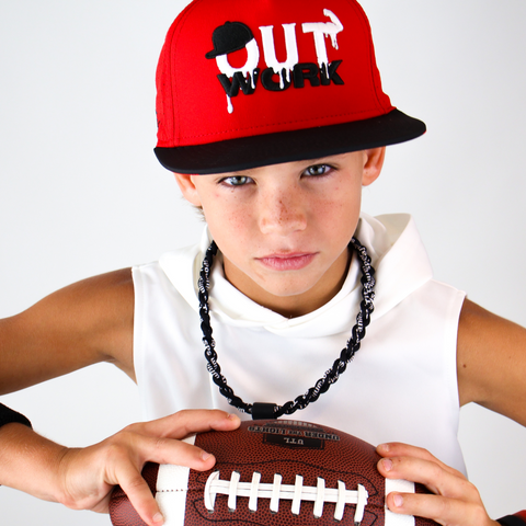 OutWork - Red/Black Snapback Youth Fit