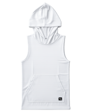 Dry-Pro Sleeveless Hooded Tee - White