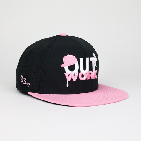 OutWork - Pink/Black Snapback Youth Fit