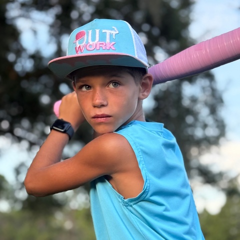 BUNDLE: Outwork Hat & MeshFit Shorts - Cotton Candy