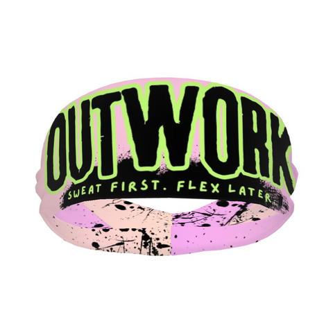 Outwork BROBAND - Pink/Green