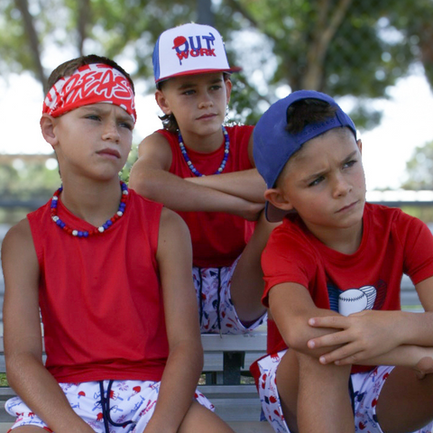 Youth Patriot MeshFit Shorts - RWB 5