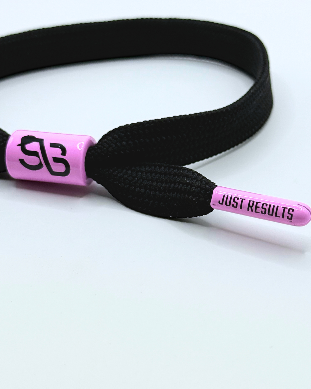 Outwork Shoelace Bracelet - Pink/Black