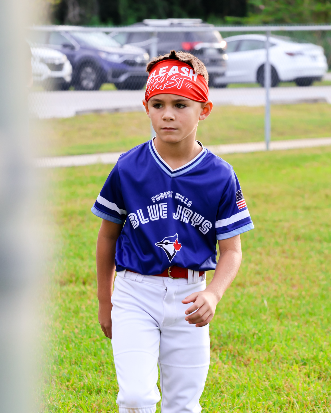 Unleash the Beast Headband - Red