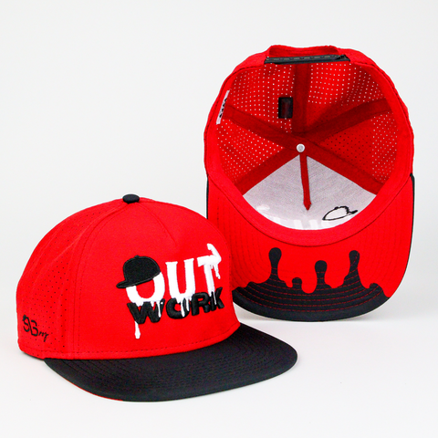 OutWork - Red/Black Snapback Youth Fit