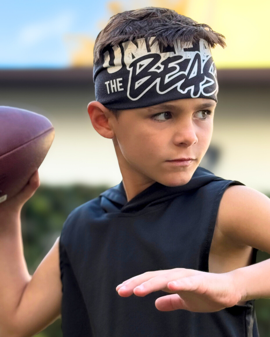 Unleash The Beast Headband - Black