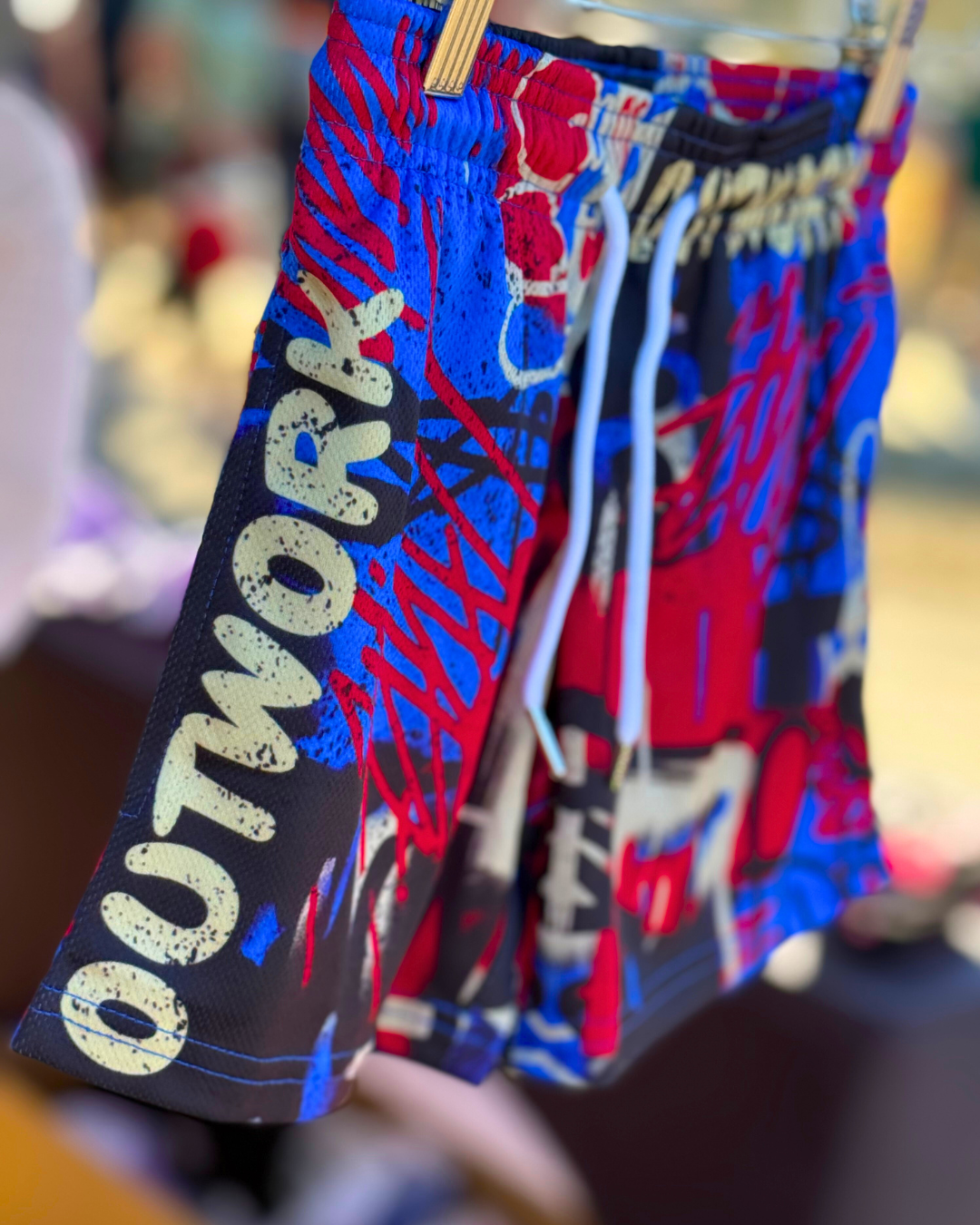 Outwork MeshFit 5" Shorts - Red