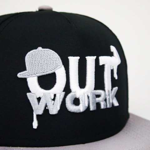 OutWork - Gray/Black Snapback Youth Fit