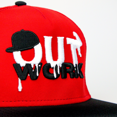 OutWork - Red/Black Snapback Youth Fit