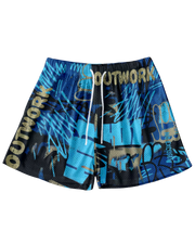 Outwork MeshFit 5" Shorts - Blue