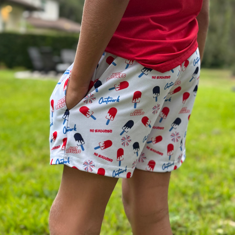Youth Patriot MeshFit Shorts - RWB 5