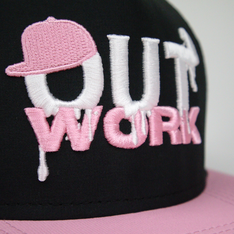 OutWork - Pink/Black Snapback Youth Fit