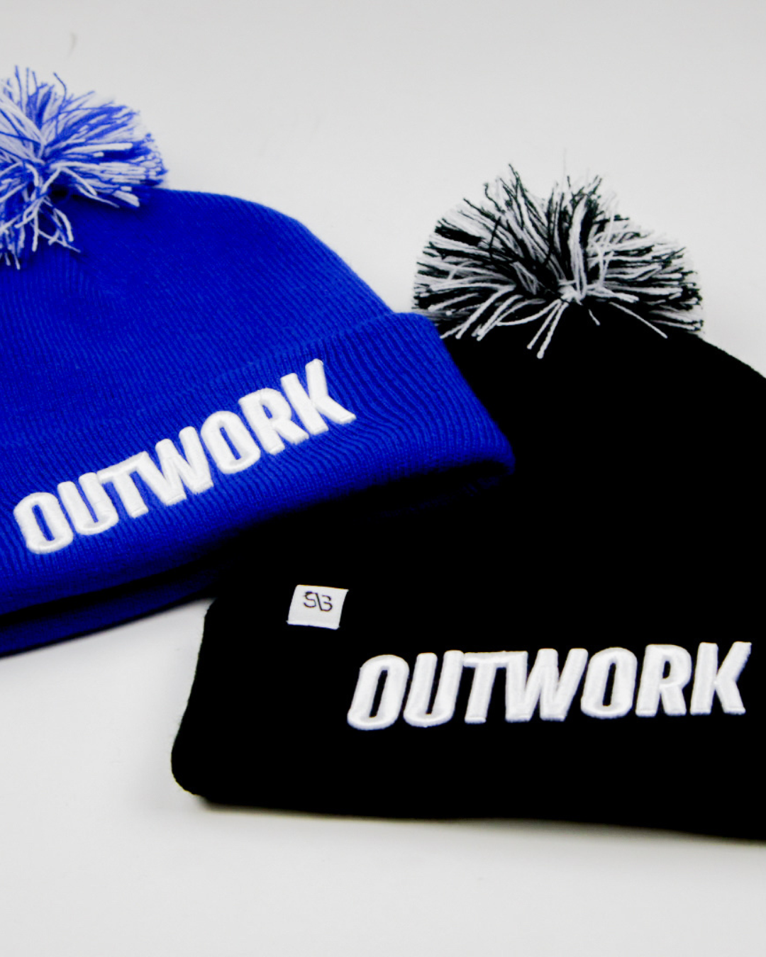 Outwork Pom Beanie - Black