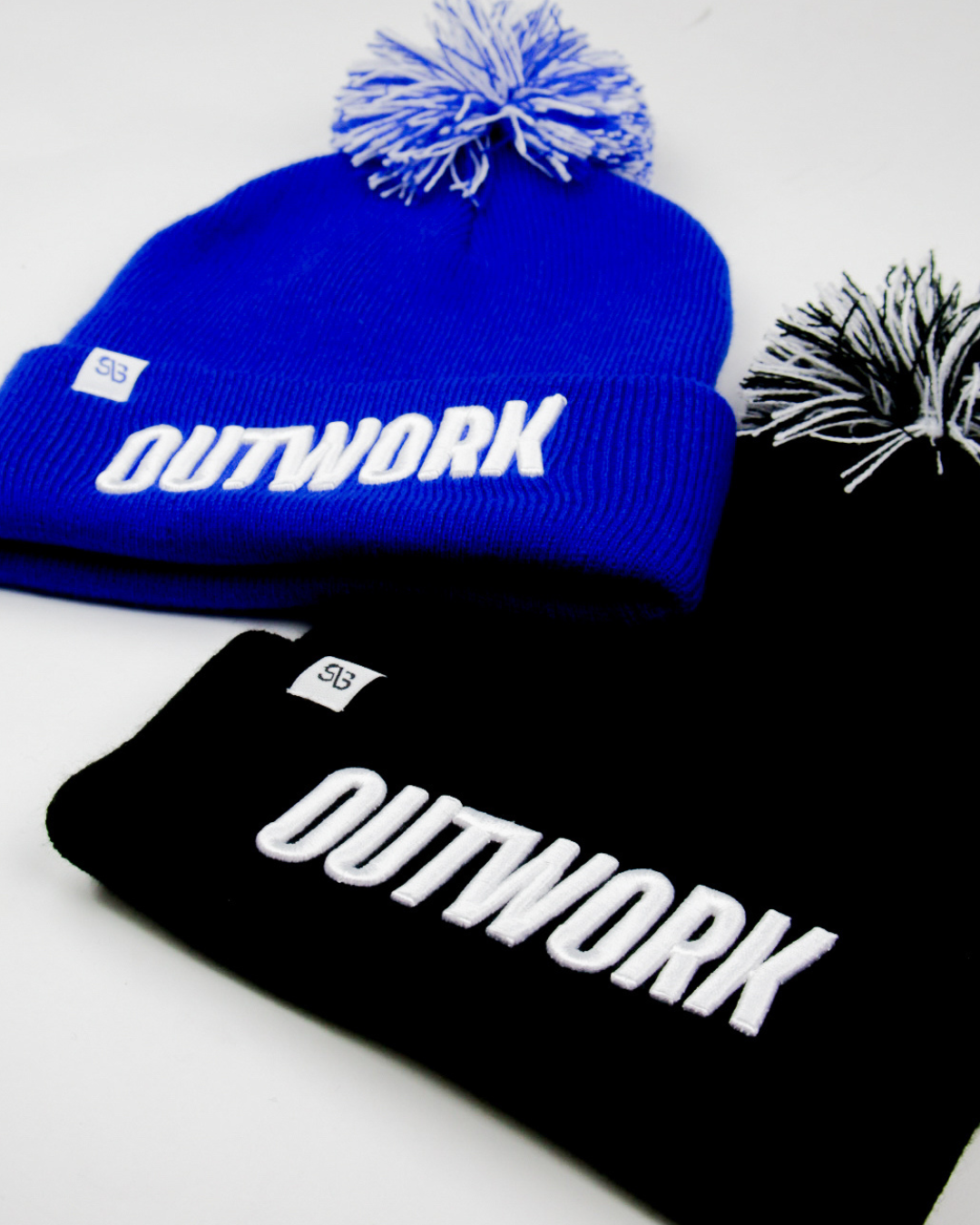 Outwork Pom Beanie - Blue