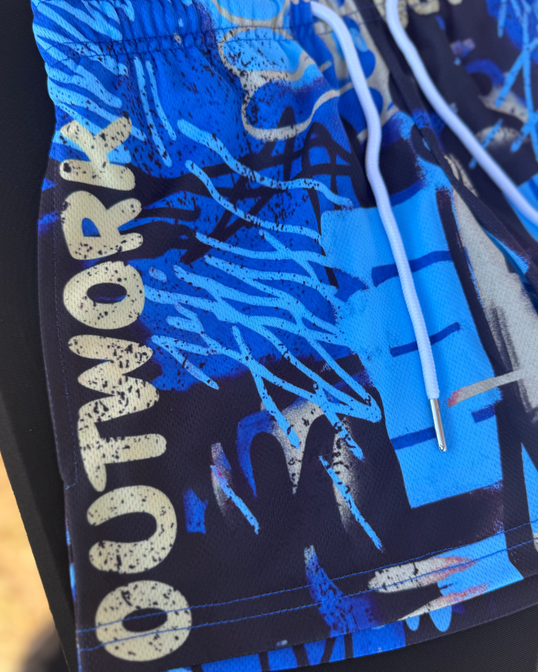 Outwork MeshFit 5" Shorts - Blue