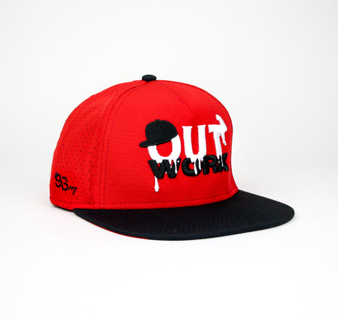 OutWork - Red/Black Snapback Youth Fit