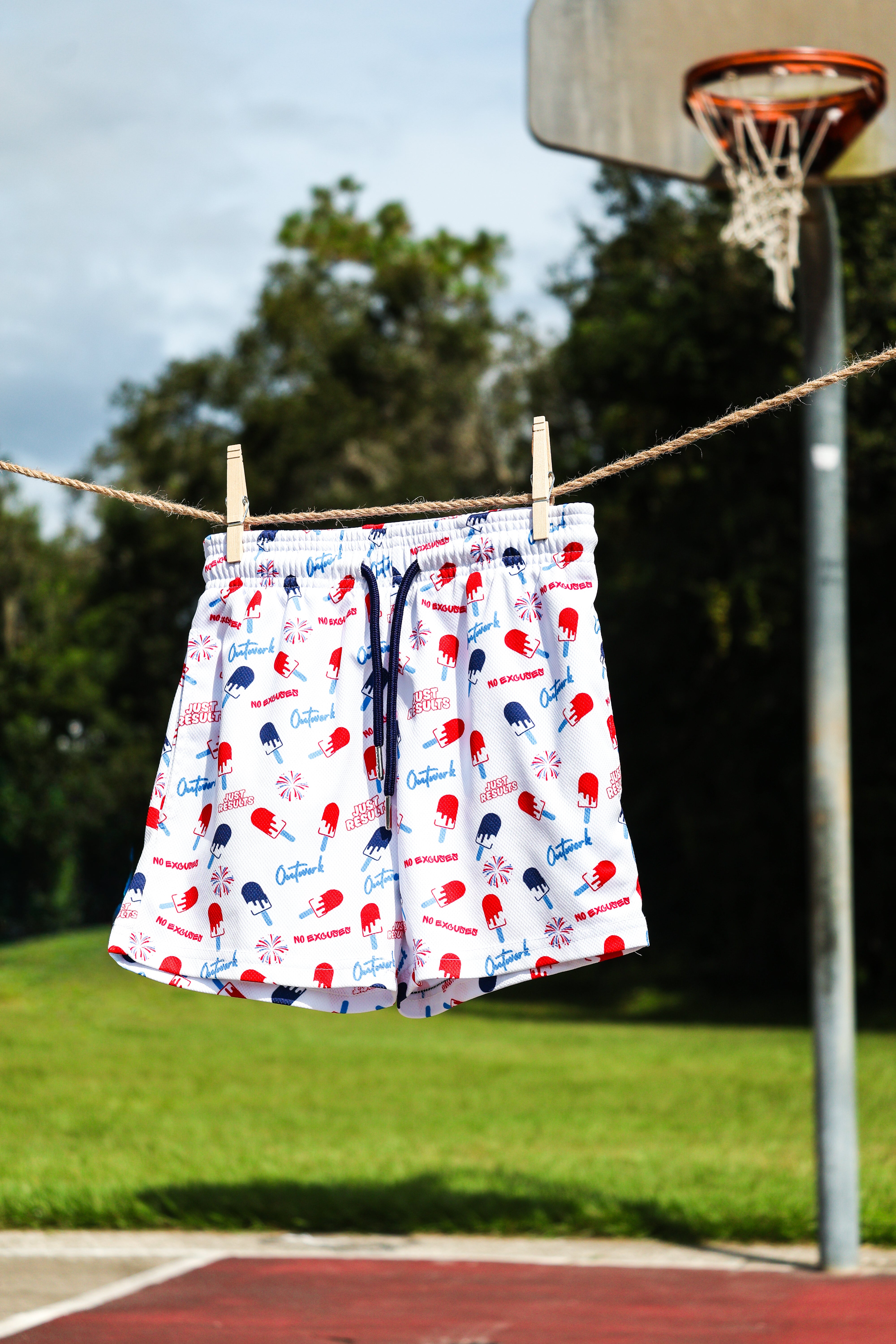 No Excuses MeshFit 5" Shorts - Patirot