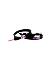 Outwork Shoelace Bracelet - Pink/Black