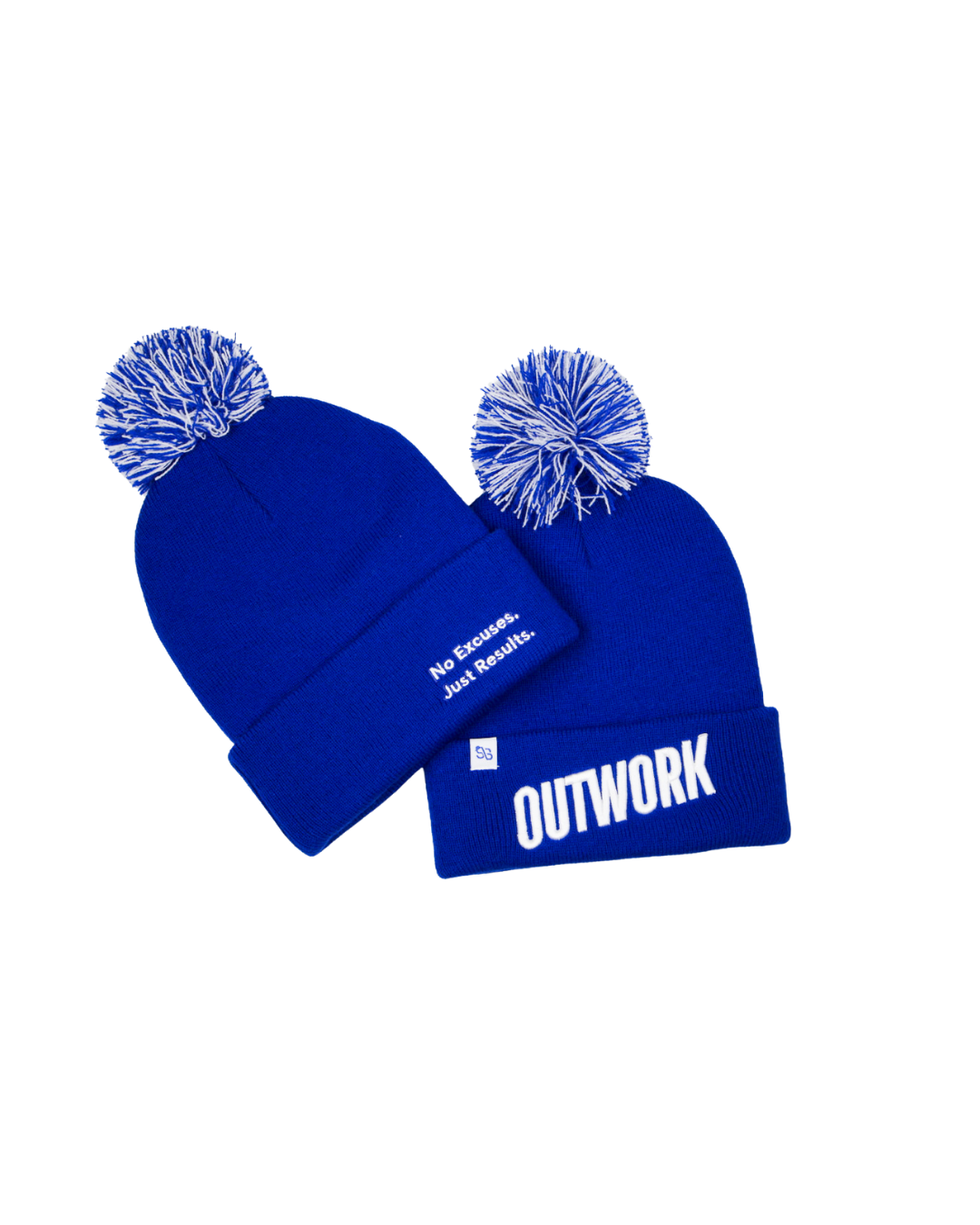 Outwork Pom Beanie - Blue