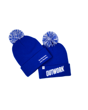 Outwork Pom Beanie - Blue