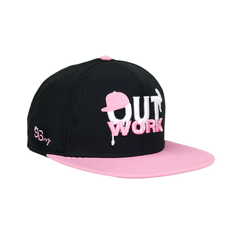 OutWork - Pink/Black Snapback Youth Fit