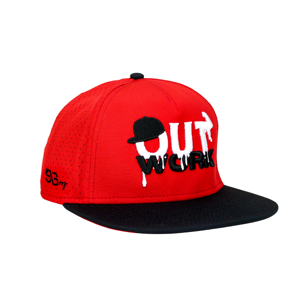 OutWork - Red/Black Snapback Youth Fit