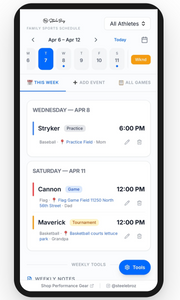 Family Sports Scheduler by SteeleBroz