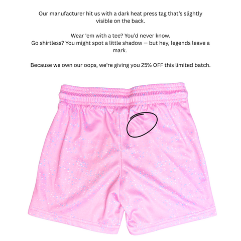 Youth No Excuses MeshFit Shorts - Cotton Candy 5
