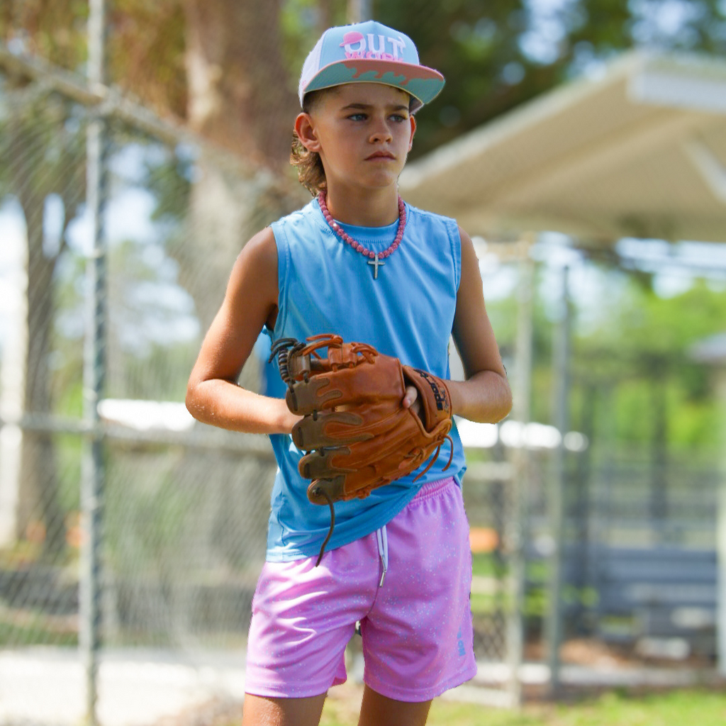 BUNDLE: Outwork Hat & MeshFit Shorts - Cotton Candy